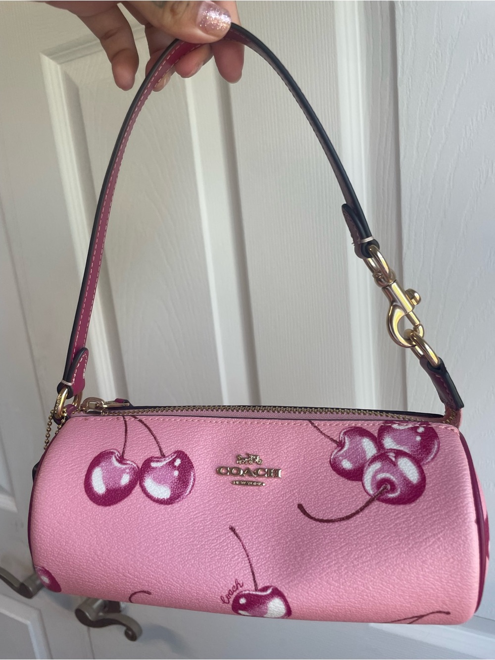 Pink Cherry Coach Purse